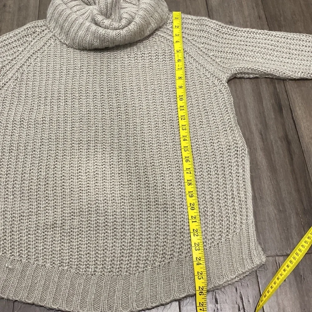 Dreamers oversized sweater‎ turtleneck beige C7354